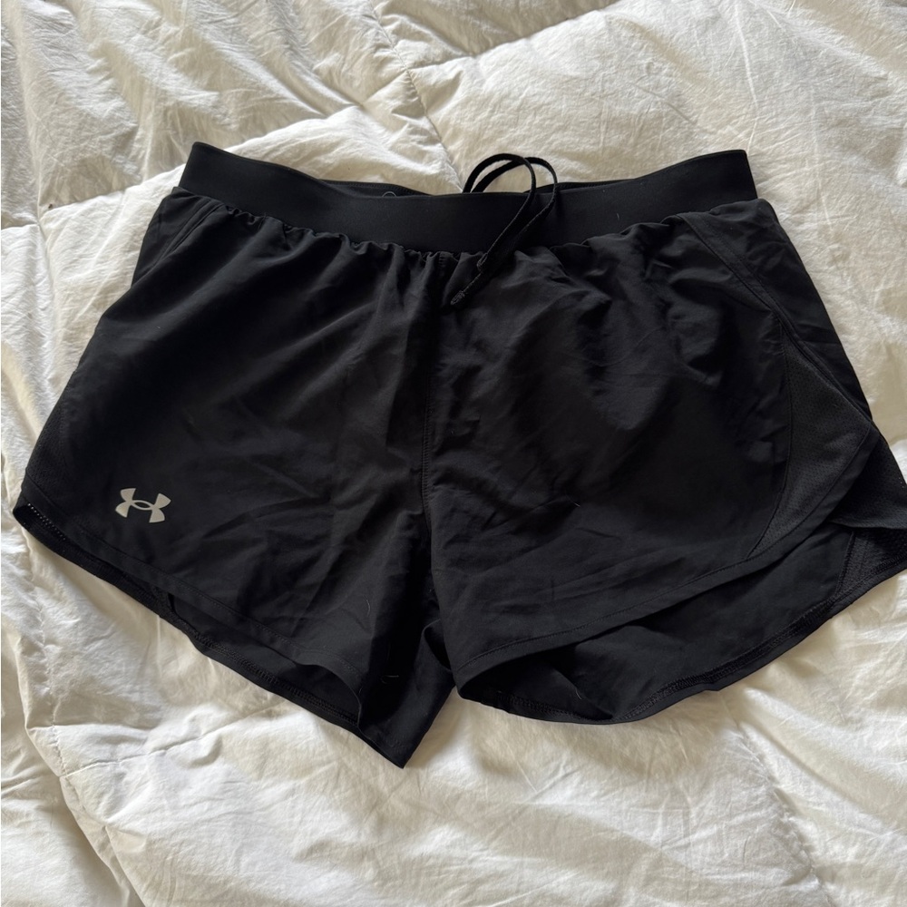 Under Armour  black running shorts size medium